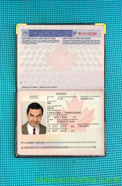 Canada passport (2002-2010) photo look